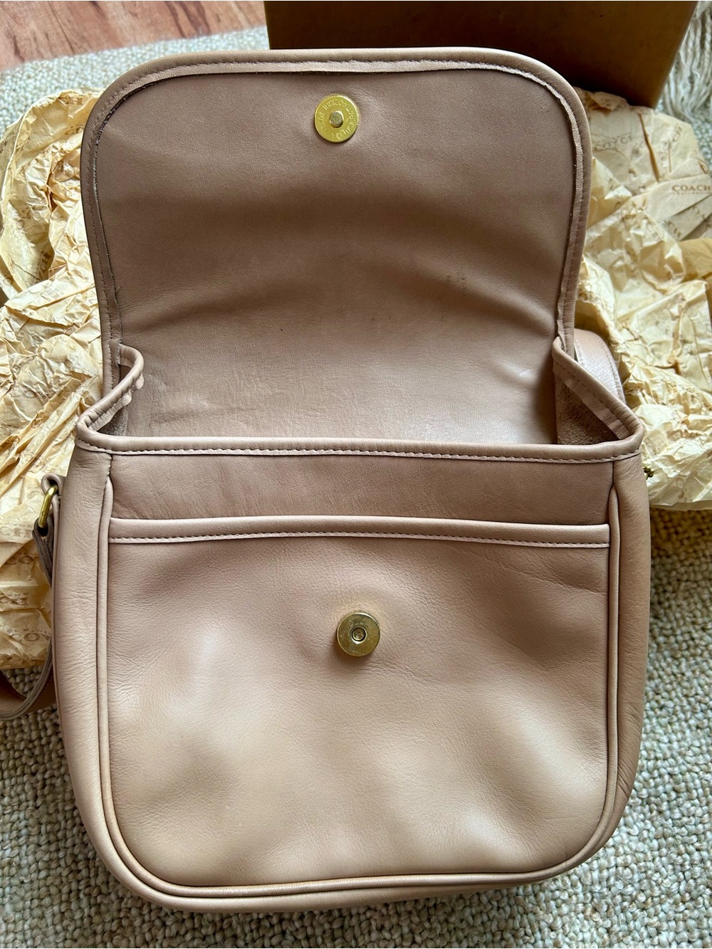 Vintage Coach Crossbody Lightweights 80s Tailored Collection - Picture 11 of 15
